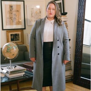 NWOT Universal Standard-Morgan Plaid Coat